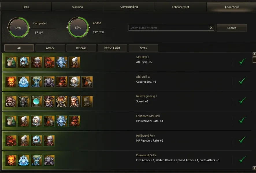 Core Mechanics I - The Menu & Dolls – screenshot